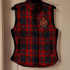 Women's Polo Raloh Lauren Plaid vest